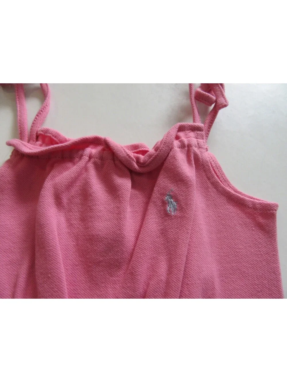 Ralph Lauren Baby Girls Shortall One Piece Romper Pink 6 Months